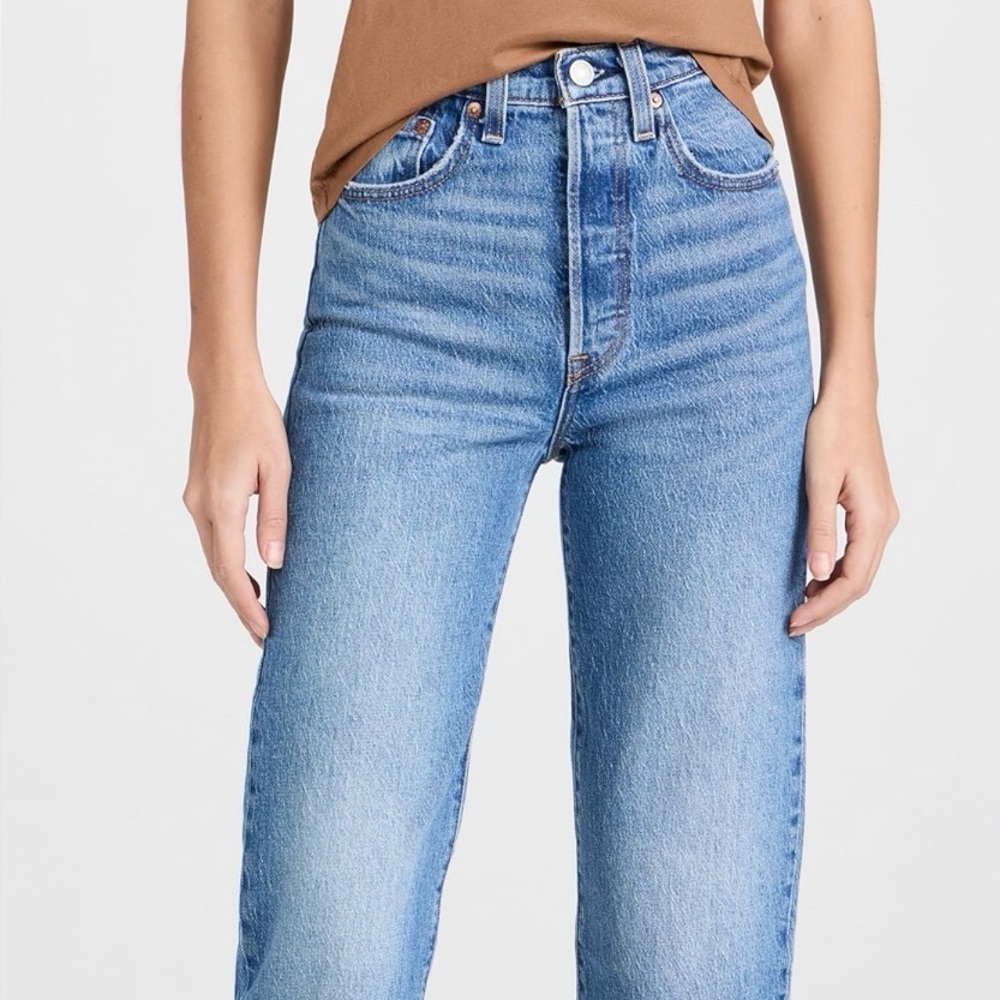 Levi’s High-Rise Straight Leg Ankle Women's Jeans Blue